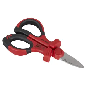 Premier Insulated Scissors VDE Approved Durable Stainless Steel Soft Grip AK8526