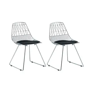 Harlan Dining Chair (Set of 2) Silver