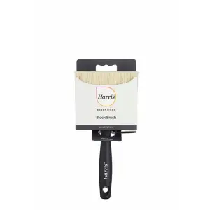 Harris Essentials Block Paint Brush Black (100mm)