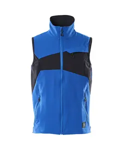 Mascot Accelerate Ultimate Stretch Lightweight Gilet (Azure Blue/Dark Navy)  (Large)