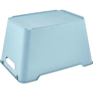 Keeeper Storage Box 12L Textured Surface Blue - Set of 2