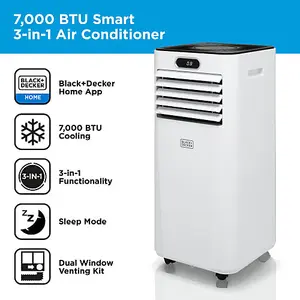 Black & Decker BXAC40024GB - 7000BTU Smart Air Conditioner