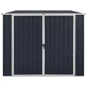 Berkfield Garden Shed Anthracite 195x198x159 cm Galvanised Steel