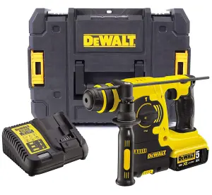 Dewalt DCH253P1 18v 3kg SDS+ Rotary Hammer Drill, 1 x 5.0ah Batt Charger + Case