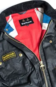 Men's Barbour International Union Jack Waxed Jacket