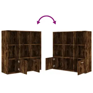 Arundhati Bookcase Brown / 98cm H x 98cm W x 30cm D