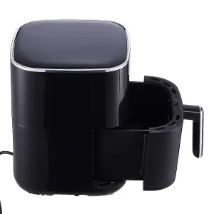 4.7L Knob Air Fryer with Touch Screen in Black