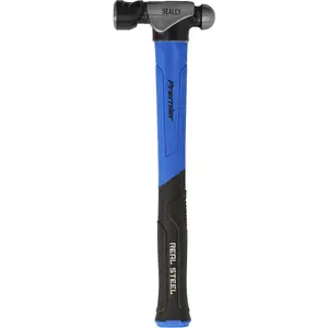 Premium 24oz Ball Pein Hammer with Fibreglass Shaft and Rubber Grip