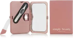 Simply Beauty 7X Magnification Mirror With LED, Tweezers & Crystal...