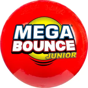 Wicked Mega Bounce Junior Red. Huge inflatable bounce ball with a 1.4m circumference. Foot pump included