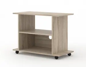 TV Stand in Oak Sonoma - W400mm x H600mm x W800mm - Compact and versatile