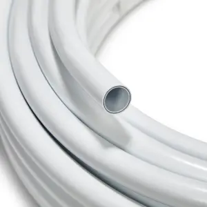 LavaTap 22mm Barrier Pipe PEX 25M Coil White Push Fit Plumbing Plastic Pipe