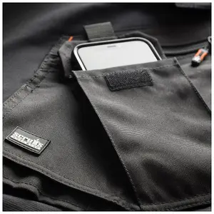 Scruffs Pro Flex Plus Holster Trousers Black - 30S