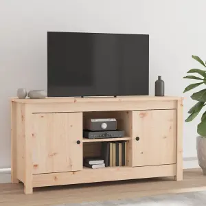 vidaXL TV Cabinet 103x36.5x52 cm Solid Wood Pine