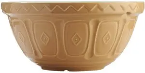 Mason Cash Cane Collection Mixing Bowl 26Cm, Size: Small, Brown, Natural, Earthenware