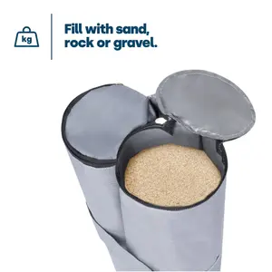 GAZEBO SAND BAGS SET OF 4 - GREY