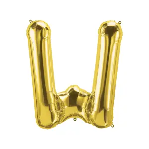 Realmax W Foil Balloon Gold (One Size)