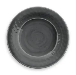 Purely Home Crackle Grey Melamine Side Plates - Set of 4