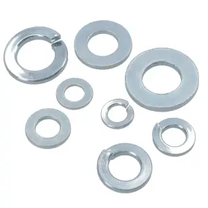 Spring and Flat Metric Assorted Washers 5mm / 6mm / 8mm / 10mm 210pc