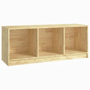 Berkfield TV Cabinet 104x33x41 cm Solid Pinewood