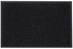 Washamat Grey Plain Heavy duty Barrier mat, 90cm x 60cm