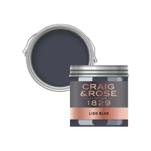 Craig & Rose 1829 Lido Blue Chalky Emulsion paint, 50ml