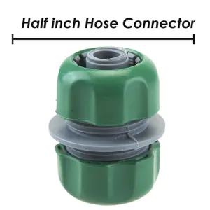 Hose Connector Half Inch Gardening Tools Accessories, Garden Work  4.5cm Green