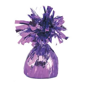 Unique Party Foil Tels Balloon Weights (Pack Of 6) Lavender (One Size)