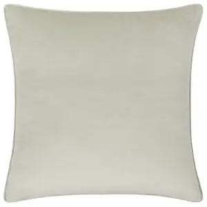 Wylder Passiflora Piped Velvet Polyester Filled Cushion