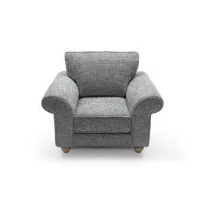 Ingrid Collection Armchair in Steel Grey