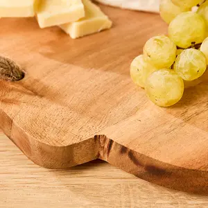 Traditional Style Wood and Marble Kitchen Chopping Board