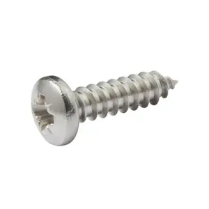 Diall Pozidriv Pan head A2 stainless steel Screw (Dia)4.2mm (L)16mm, Pack of 25