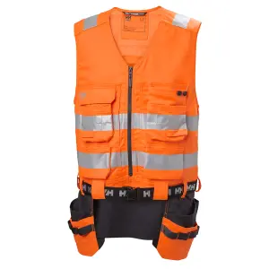 Helly Hansen Workwear Alna 2.0 Construction Vest (Orange/Black)  (Large)