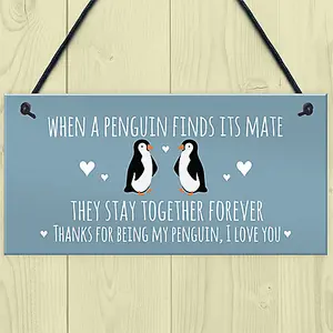 Novelty Anniversary Gift For Him Her Valentines Gift For Boyfriend Girlfriend Penguin Gift