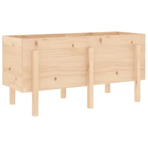 Berkfield Garden Raised Bed 121x50x57 cm Solid Wood Pine