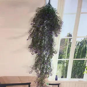 Artificial Hanging Plants Simulation Decoration Golden Willow