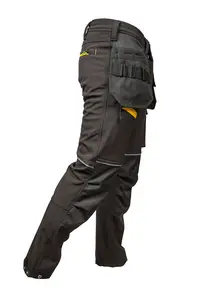 Slim Fit Softshell Work Trousers With Removable Holster Pockets And Knee Pad Pockets