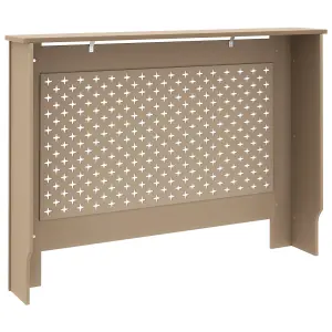 Berkfield Radiator Cover 112x19x81 cm MDF