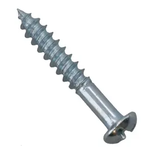 PH2 Dome Headed Phillips Wood Screws 4mm x 25mm Fastener Fixings 16pc