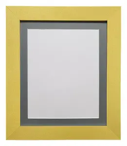 Metro Gold Frame with Dark Grey Mount 60 x 80CM Image Size 50 x 70 CM