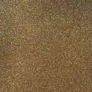 Glitter Felt Sheets: 30 x 23cm: Gold: Pack of 10 Pieces