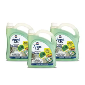 Nilco Angel Foam - Patio & Path Cleaner 6L Ready To Use Dirt Algae Remover 3x 2L