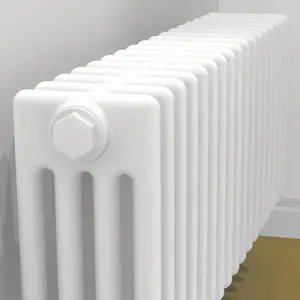 Acova White 4 Column Radiator, (W)1042mm x (H)600mm