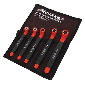 5pc VDE Electricians Insulated Ring Spanner Wrench Set 1000v (CT3946)