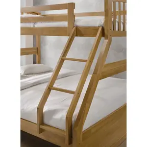 Elula Single (3') 2 Drawer Standard Bunk Bed Oak