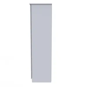 Helmsley Tall Triple Mirror Wardrobe in White Ash (Ready Assembled)