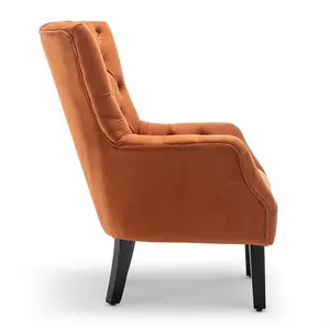 Velvet Orange Gabriella Accent Chair