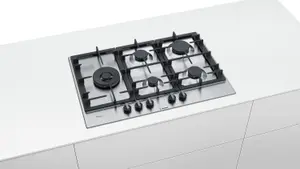 Bosch PCS7A5B90 75cm Gas Hob - Silver