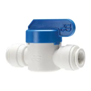 John Guest Speedfit 6mm - 6mm Push Fit Shut Off Valve