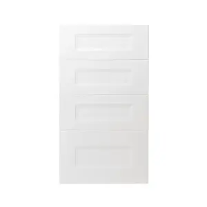 GoodHome Artemisia Matt white Multi drawer front, Pack of 1 (H)715mm (W)397mm (T)18mm